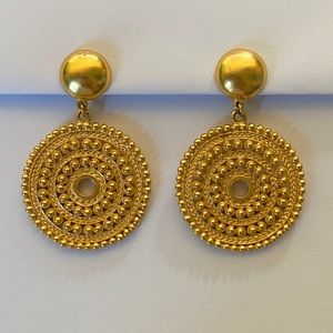 Vintage Ccori gold plated earrings